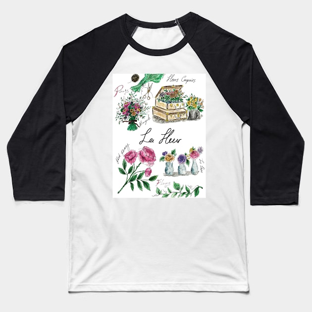 La Fleur Baseball T-Shirt by CasValli